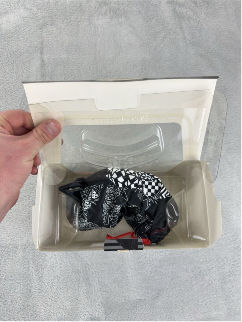 Oakley Flight Deck Prizm Iridium Snowboarding Goggles Red Orange - Picture 6 of 13